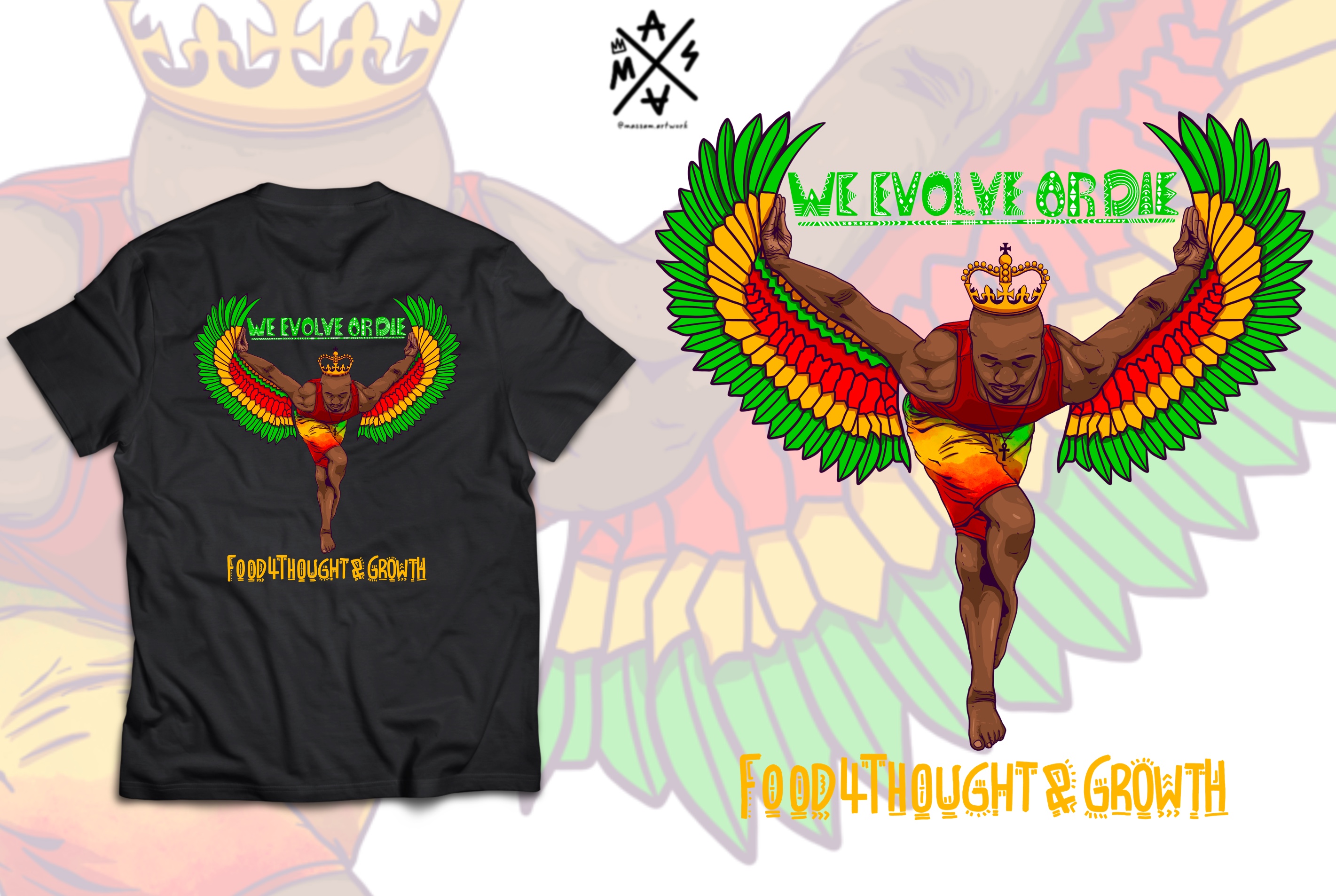 We Evolve or Die — L.U.V. merchandise